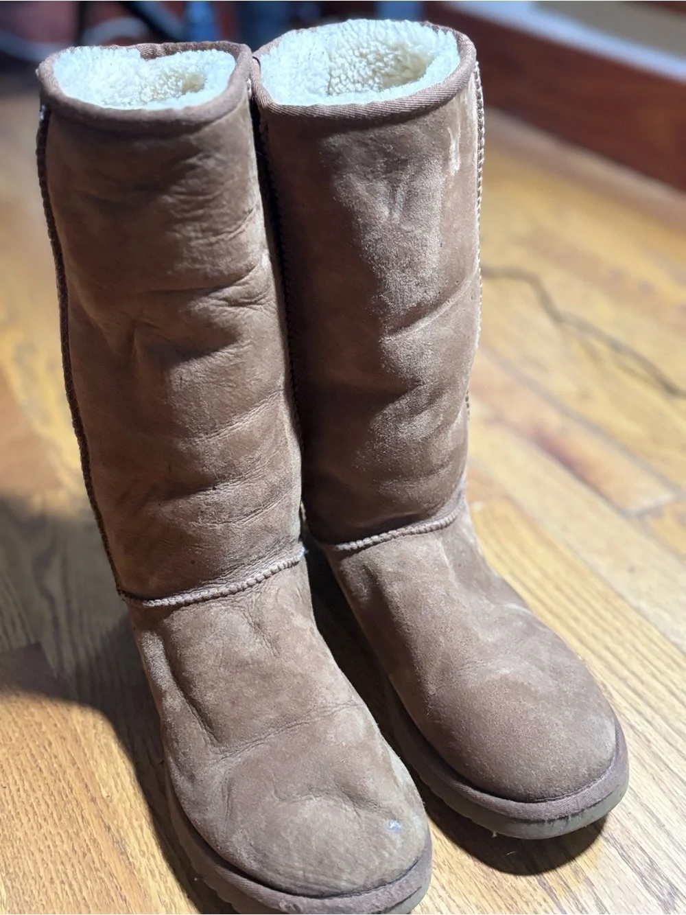 UGG Classic Tall Brown Suede Boots Women’s 9